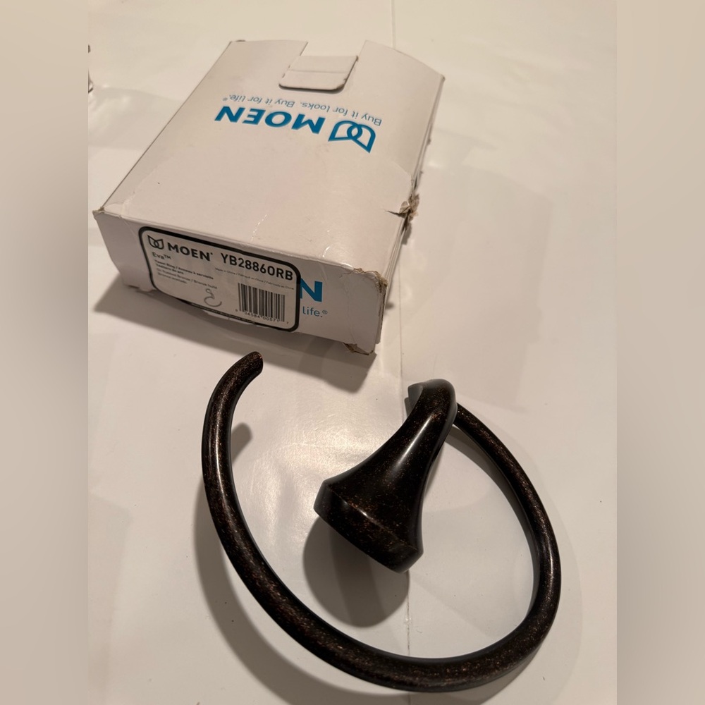 NWT Moen Oil Rubbed Bronze Towel Ring